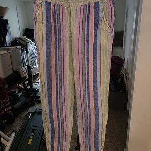 C&C California Multicolor Striped Men's Joggers